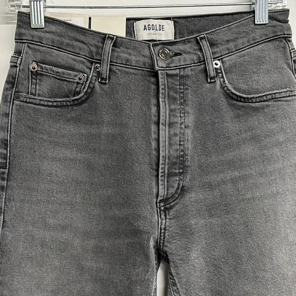 Agolde Gray Skinny Jeans High-Waisted Modern - Picture 2 of 4